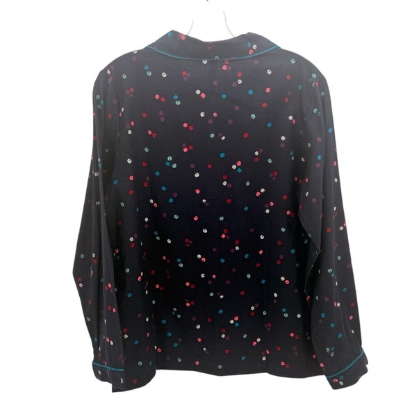 Gilligan & O’Malley NWOT Navy Print Cotton Flannel Pajamas Sizes: Sm | Med | Lrg - Picture 4 of 12